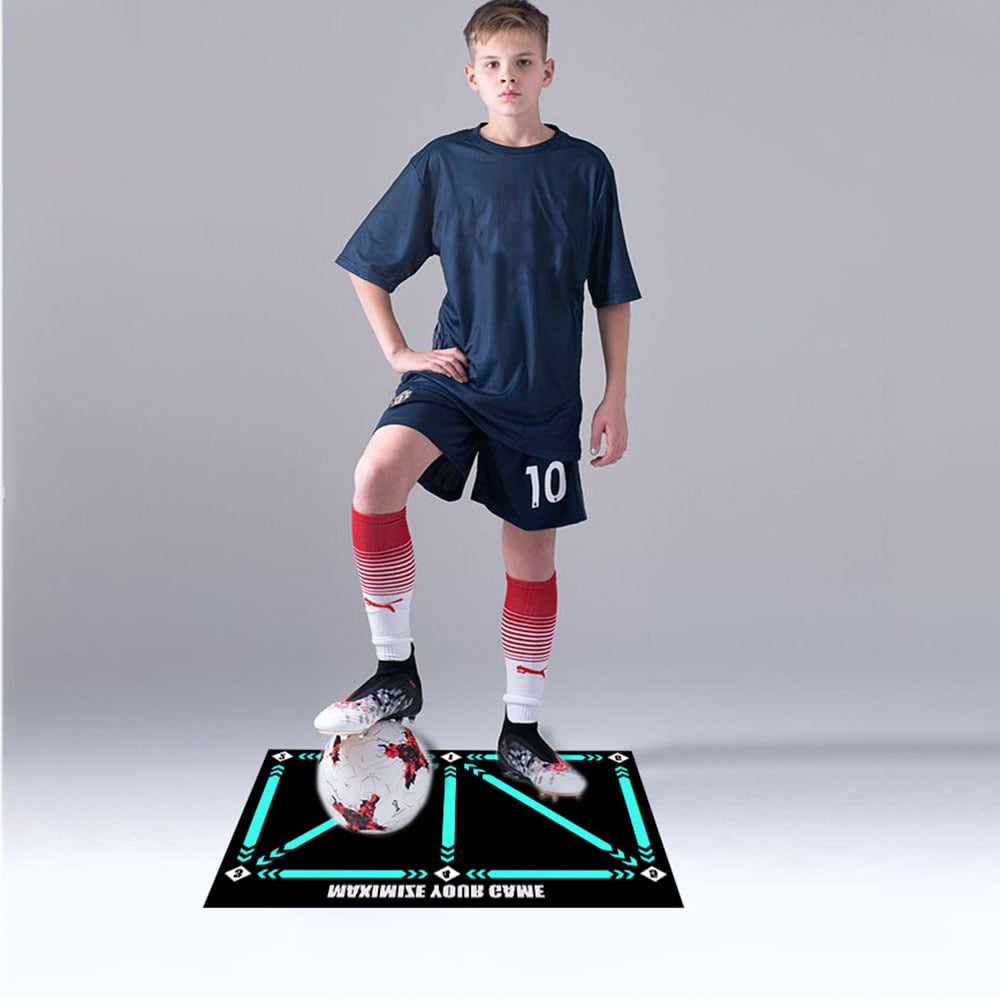 Soccer Training Mat Numbered Grid Neoprene Non-Slip