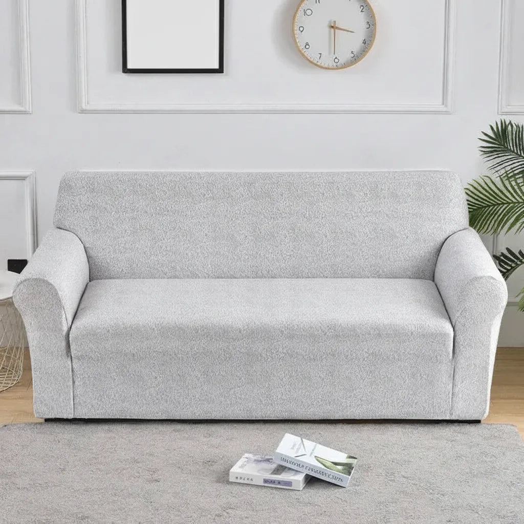 Sofa Cover Stretch Fit Floral Print Polyester & Elastane