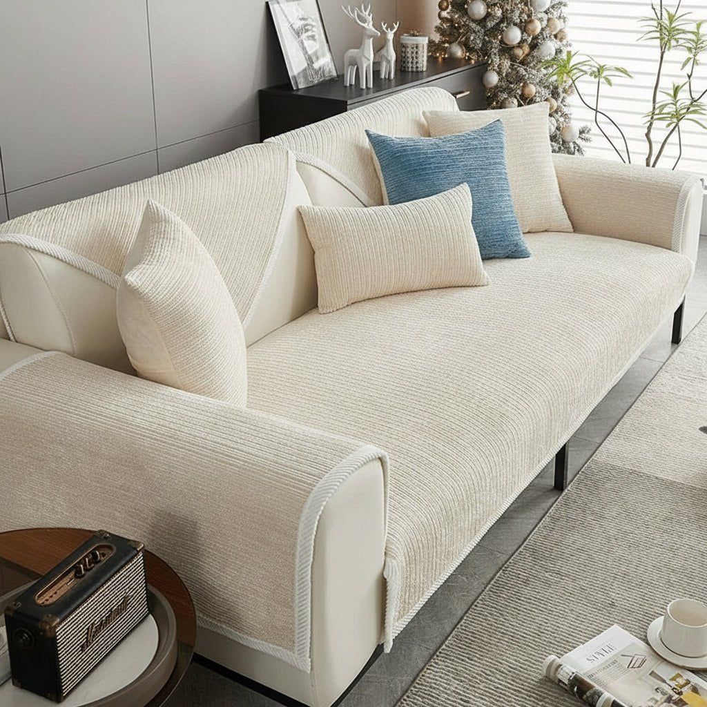Sofa Protector Scratch-Resistant Machine Washable Recyclable Fabric