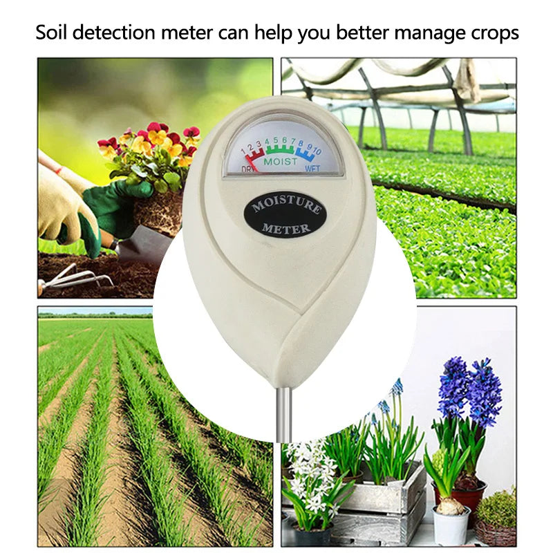 Soil Moisture Meter Instant Readings Corrosion-Resistant 15cm Probe