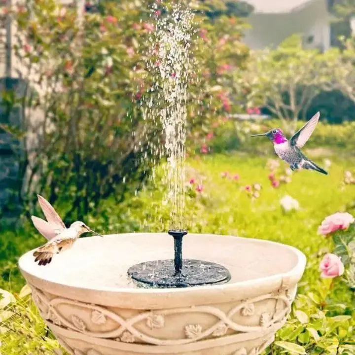 Solar Fountain Interchangeable Nozzles 17.7 Inch Spray