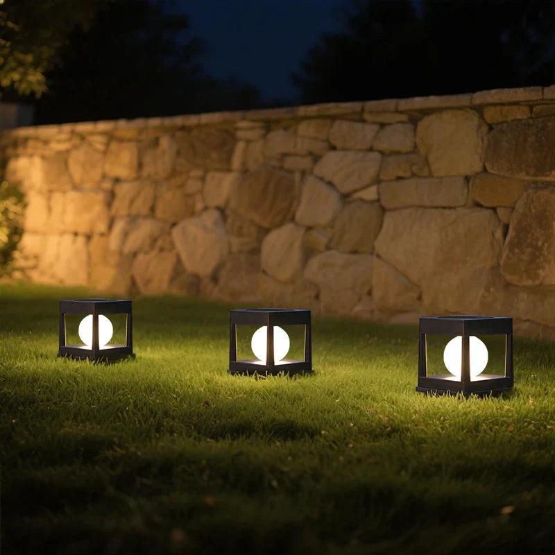 Solar Garden Lantern Automatic Sensor Warm & Cool White