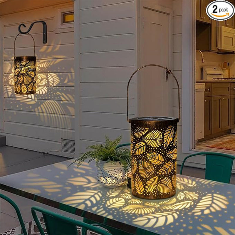 Solar Garden Lantern Sunflower & Butterfly Weatherproof