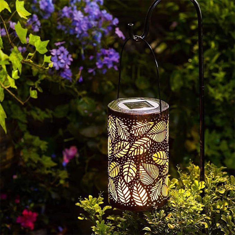 Solar Garden Lantern Sunflower & Butterfly Weatherproof