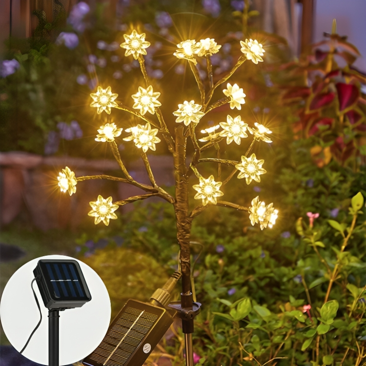 Solar Garden Light 20 Bendable Branches Weatherproof