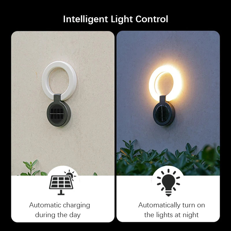 Solar Garden Light 360 Degree Rotatable & Weatherproof
