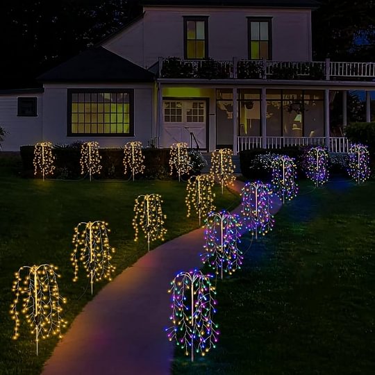 Solar Garden Light Fireworks Effect Weatherproof