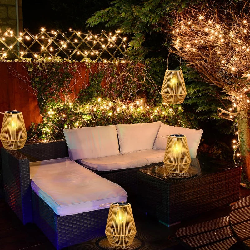 Solar Garden Light Handwoven LED & Waterproof