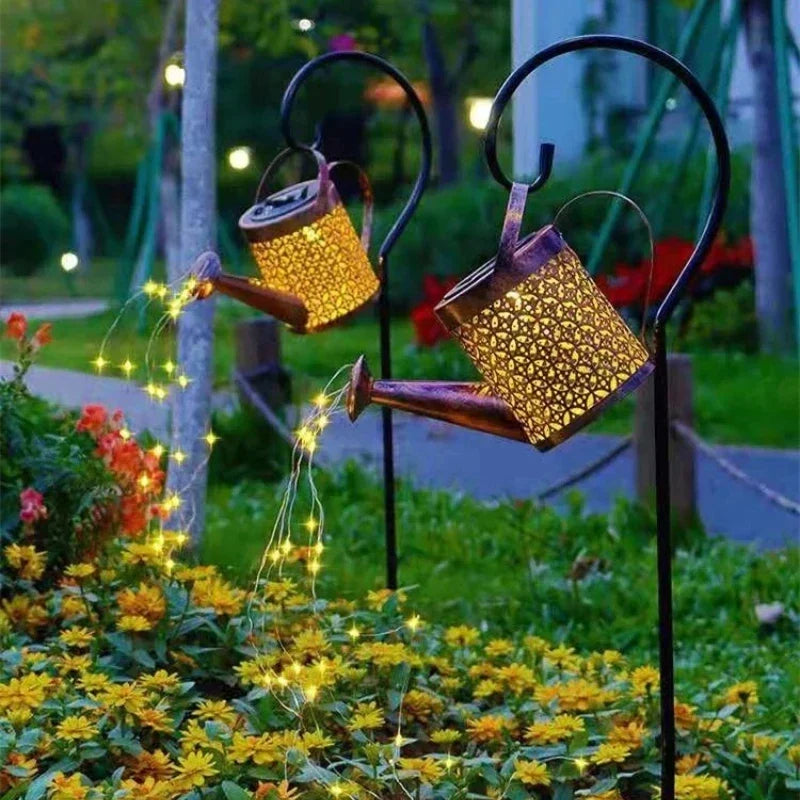 Solar Garden Light Peacock Design Reinforced Iron Dusk Sensor