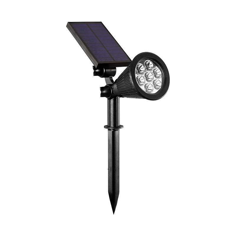 Solar Garden Spotlight Automatic Dusk-to-Dawn RGB & White