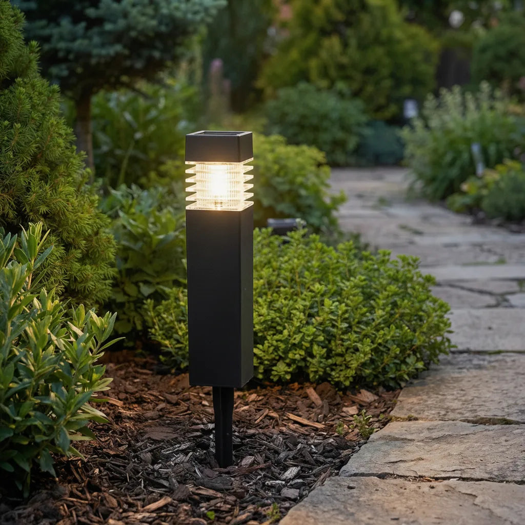Solar Ground Light Automatic Dusk To Dawn Waterproof
