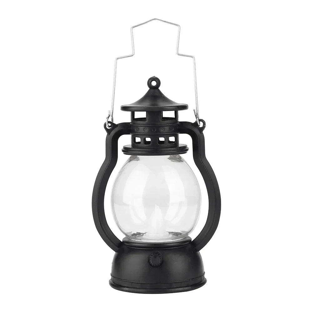 Solar Lantern Flickering LED Dusk To Dawn Splash Proof