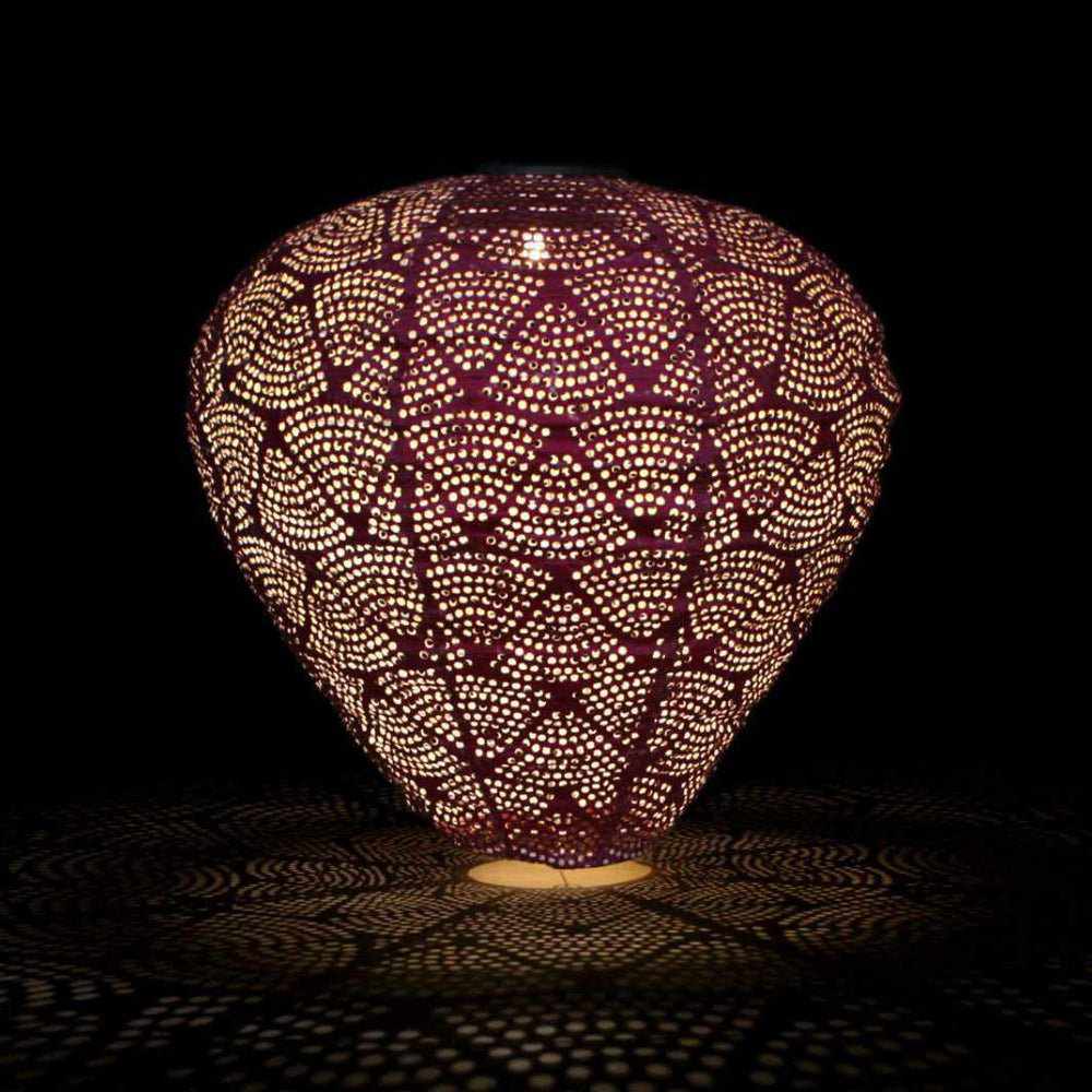 Solar Lantern Hot Air Balloon Automatic Dusk-To-Dawn Warm White
