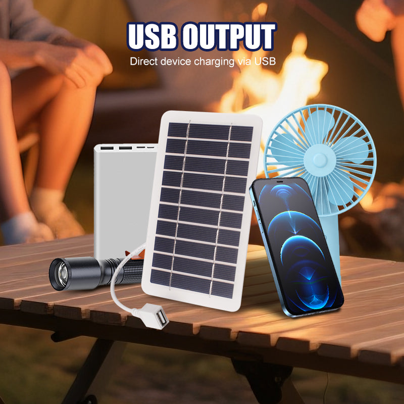 Solar Panel Flexible USB 2W 5V