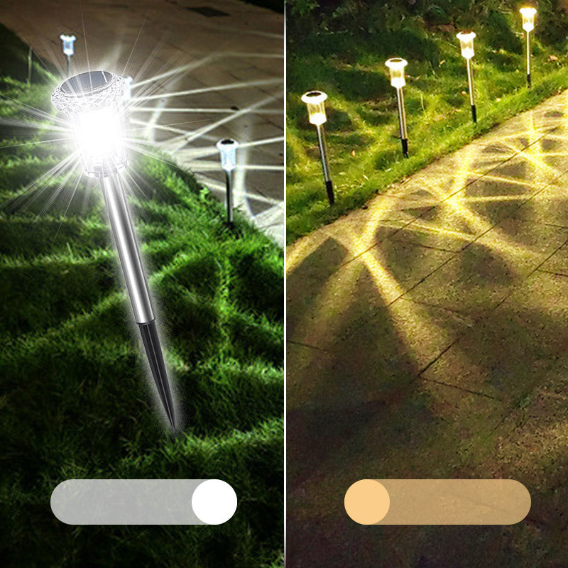 Solar Pathway Light Dusk Sensor Stainless Steel & Acrylic