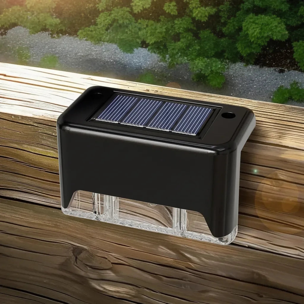 Solar Patio Lights Automatic Dusk-to-Dawn & Motion Sensor 4-Pack