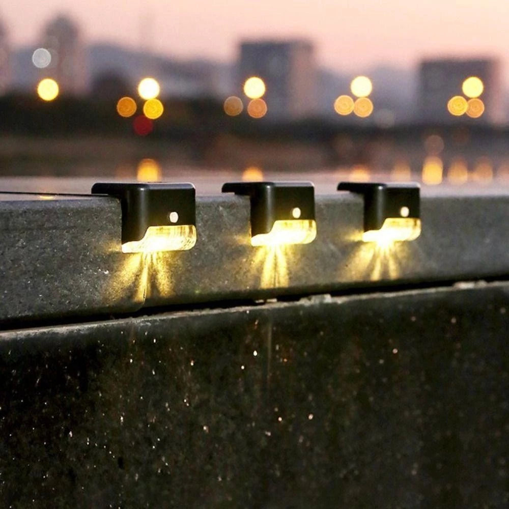 Solar Patio Lights Automatic Dusk-to-Dawn & Motion Sensor 4-Pack