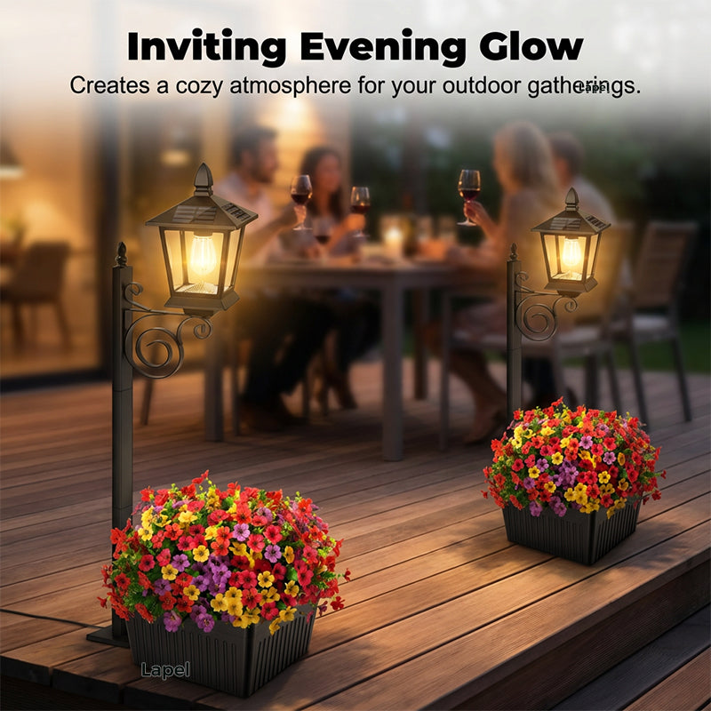 Solar Planter Light Warm White Automatic Weatherproof