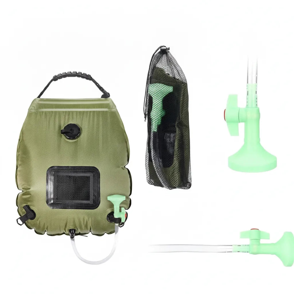 Solar Shower Bag 20L Foldable Weatherproof PVC