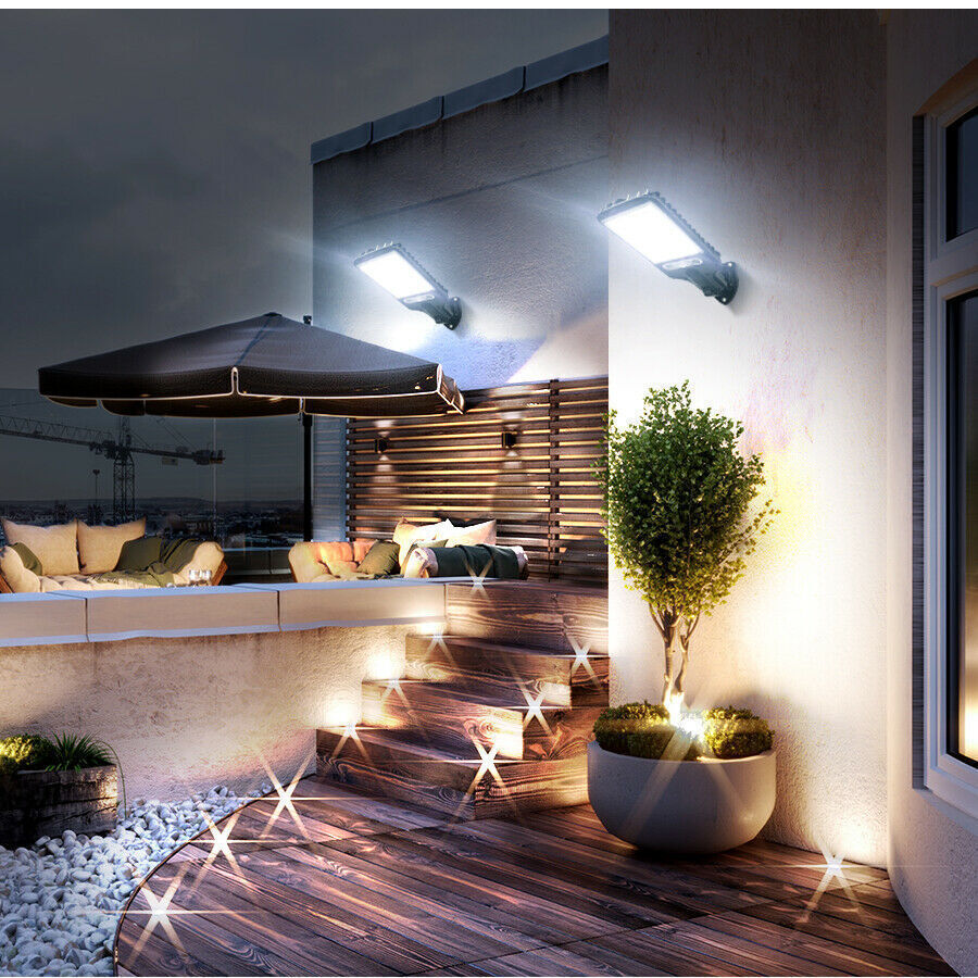 Solar Street Light LED Motion Sensor Remote Control