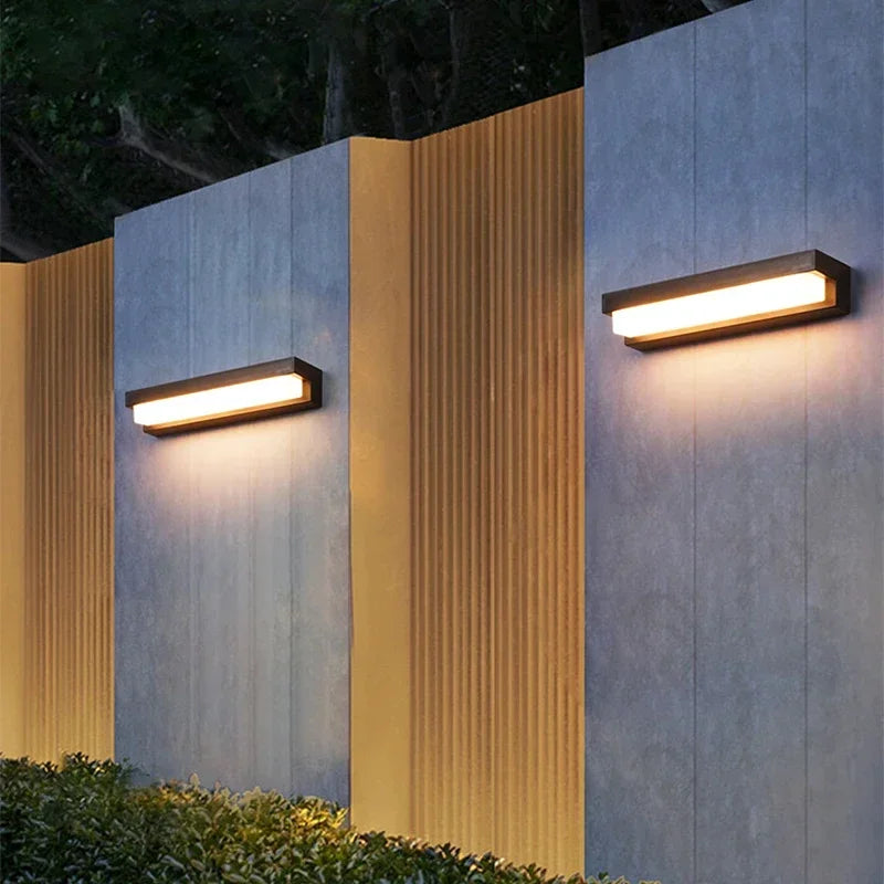 Solar Wall Light LED 3 Color Modes Weatherproof