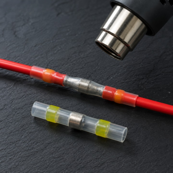 Solder Connectors Waterproof Heat-Shrink Corrosion-Resistant Copper Core