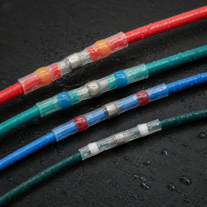 Solder Connectors Waterproof Heat-Shrink Corrosion-Resistant Copper Core
