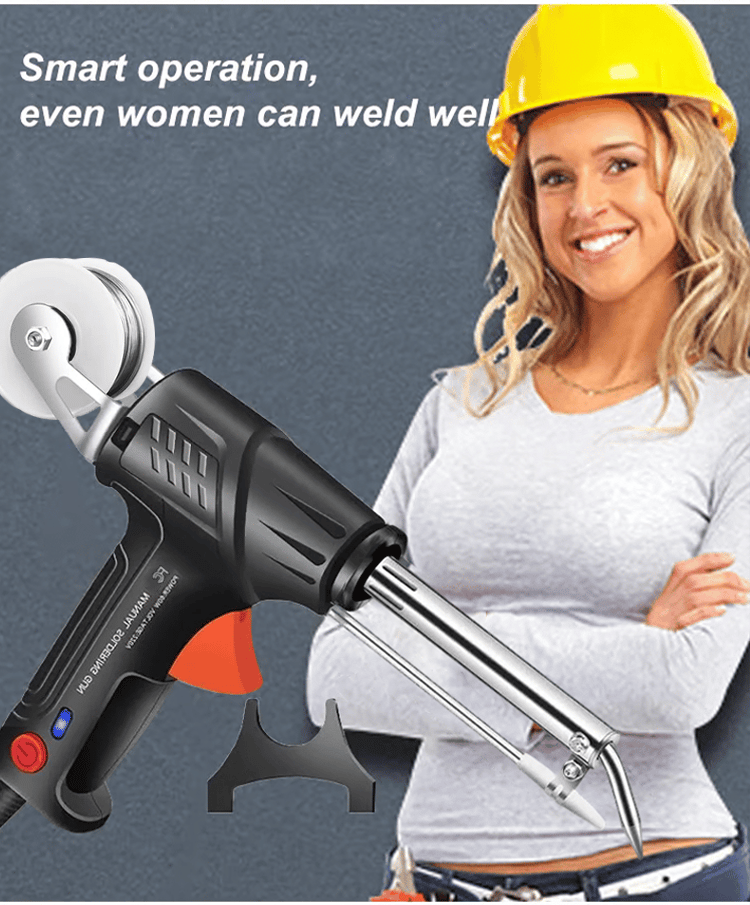 Soldering Gun Rapid Heating Ergonomic Grip Overheat Protection