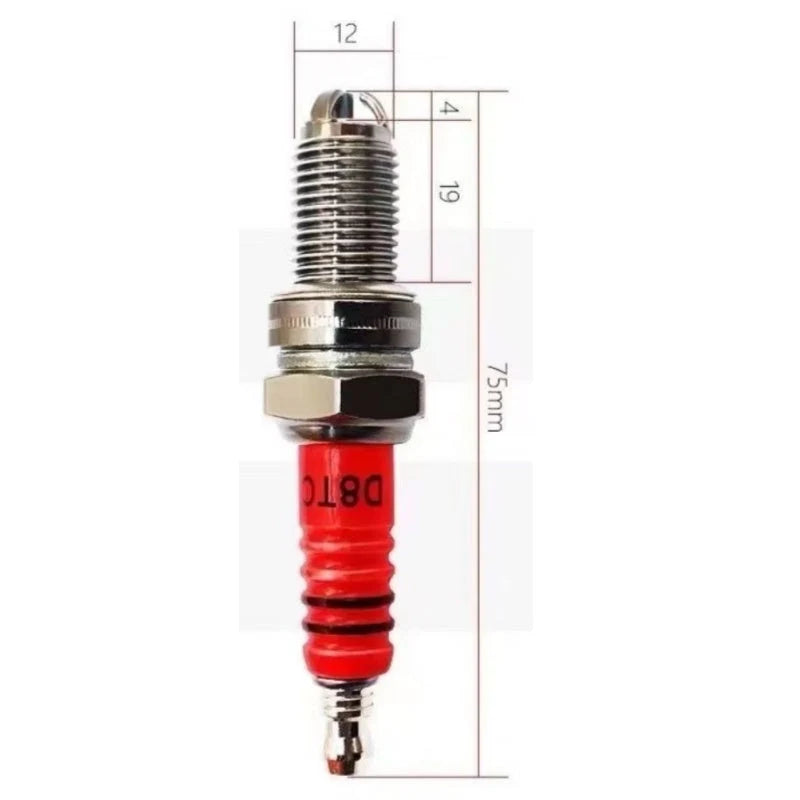 Spark Plug Triple-Electrode Nickel Tip Ceramic Insulator