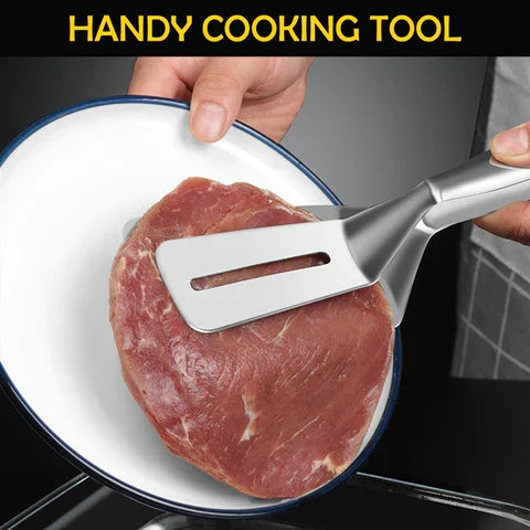 Spatula 2-in-1 Tongs & Turner Stainless Steel