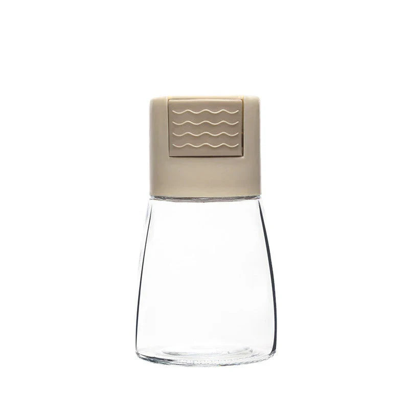Spice Dispenser Pressure-Assisted Push-Button Portion Control