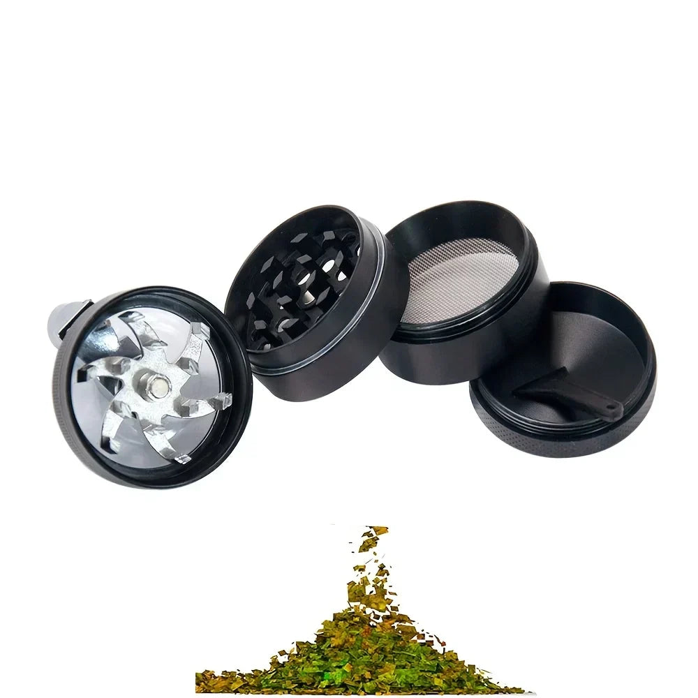 Spice Grinder Crank-Operated Stainless Steel Adjustable Coarseness