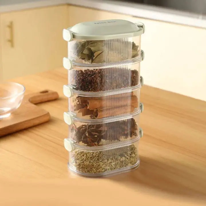 Spice Organizer Airtight & Stackable BPA-Free