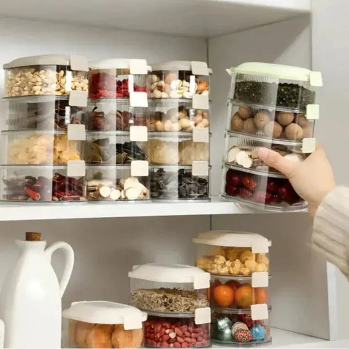 Spice Organizer Airtight & Stackable BPA-Free