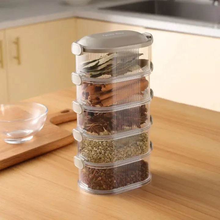 Spice Organizer Airtight & Stackable BPA-Free