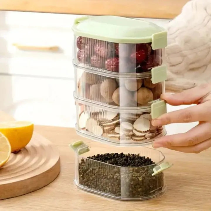 Spice Organizer Airtight & Stackable BPA-Free