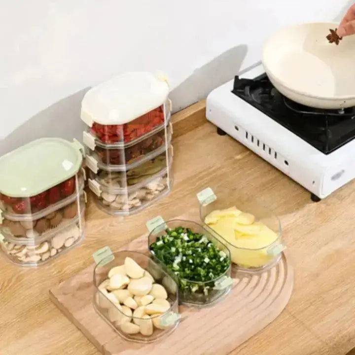 Spice Organizer Airtight & Stackable BPA-Free