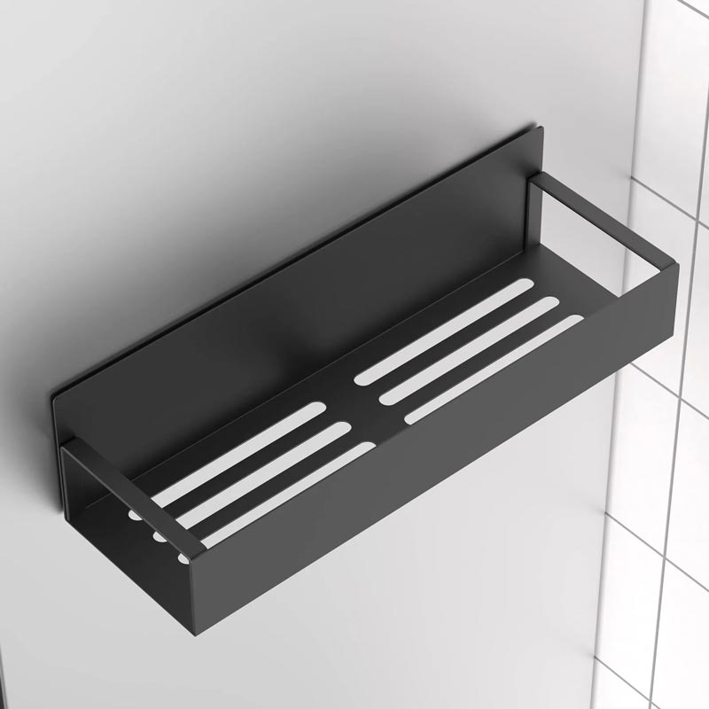 Spice Rack Magnetic No-Drill Carbon Steel With Hooks