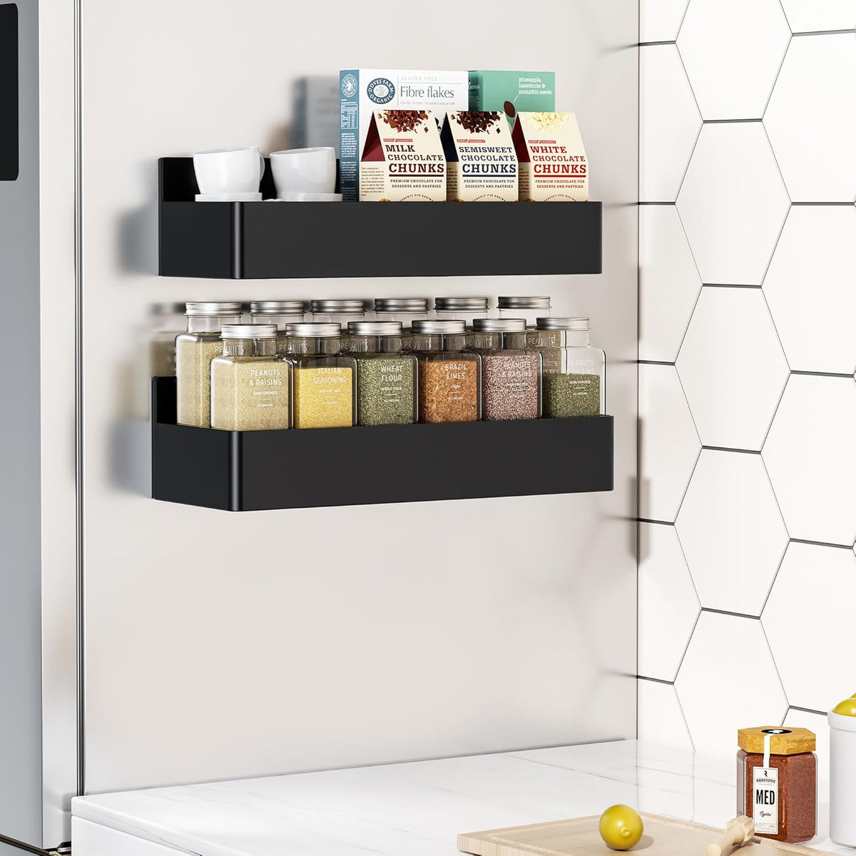 Spice Shelf Magnetic Carbon Steel Holds 8 Lbs