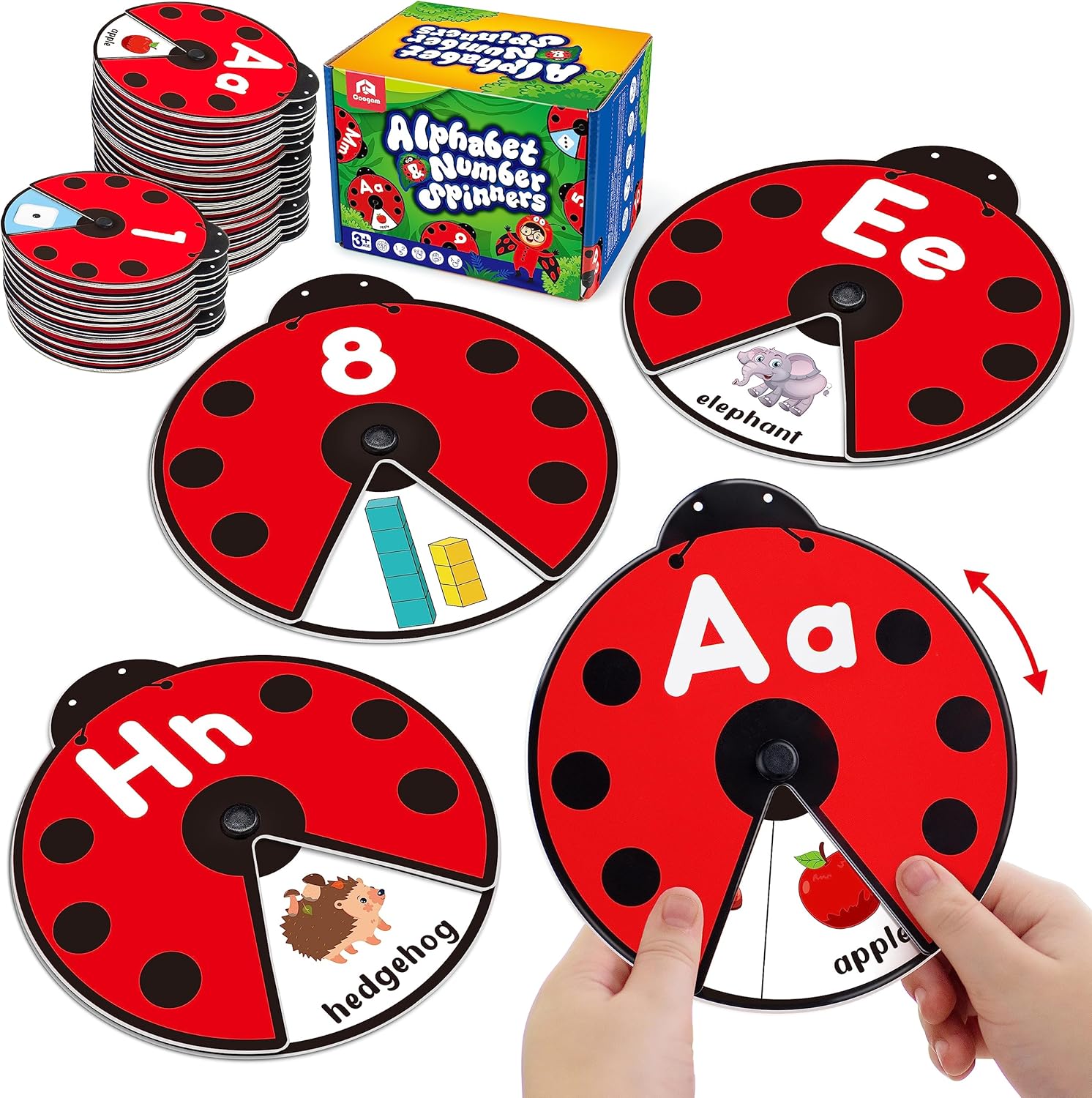 Spinning Activity Toy Interactive Language & Number Practice
