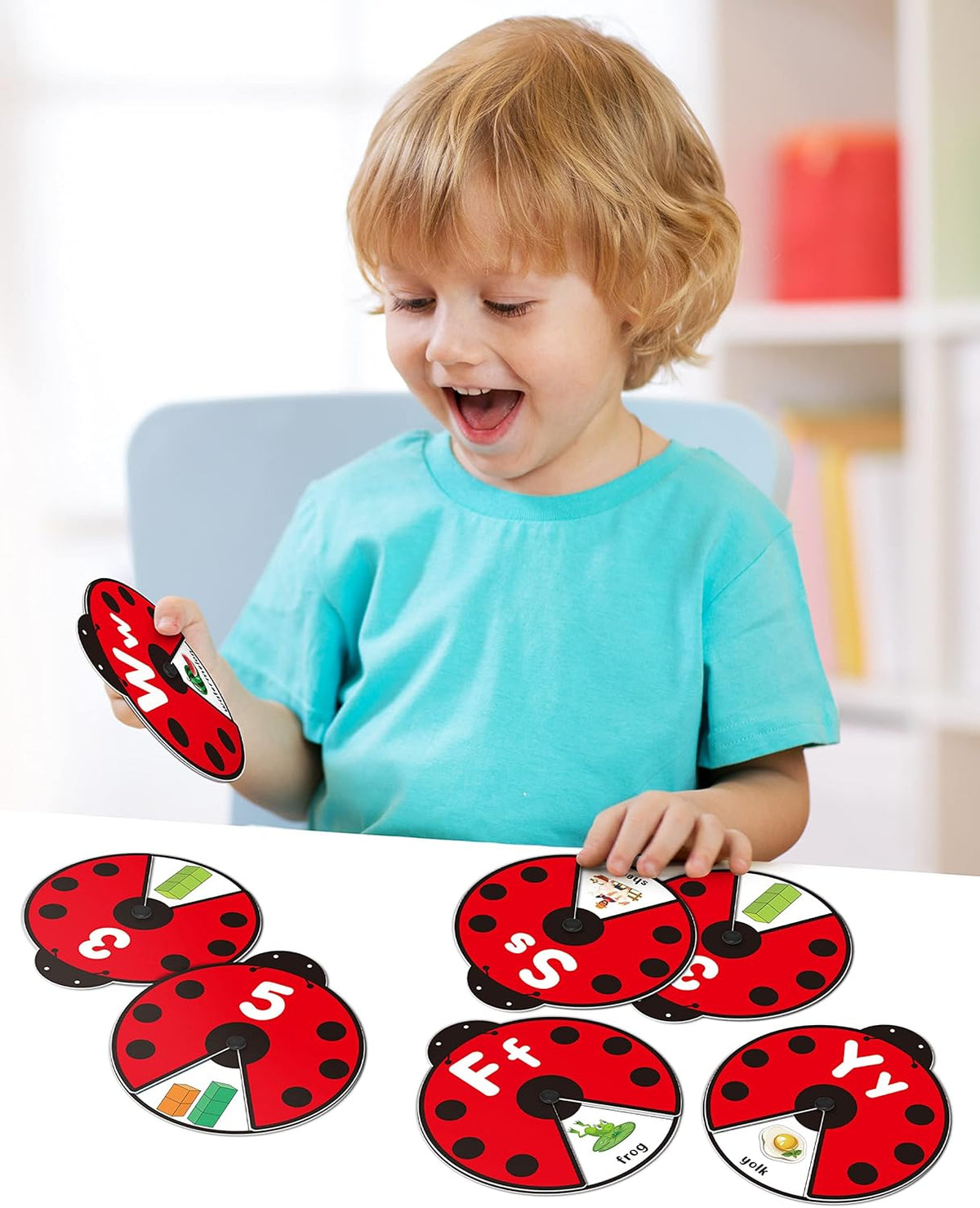 Spinning Activity Toy Interactive Language & Number Practice