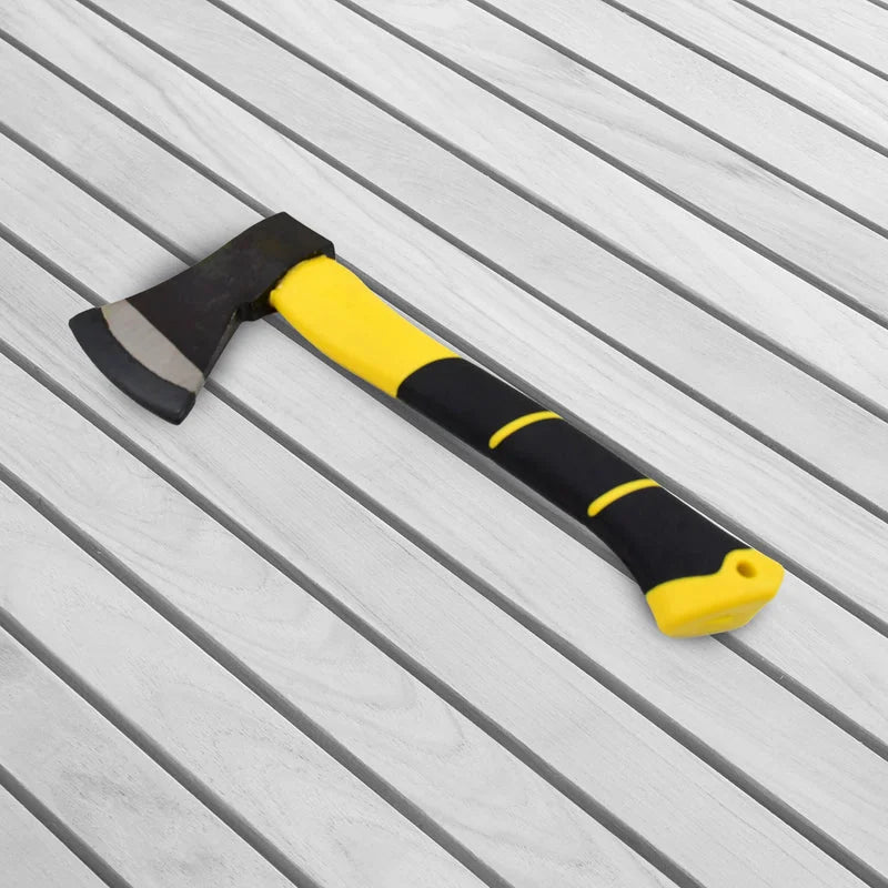 Splitting Axe Carbon Steel Blade Non-Slip Fiberglass Handle