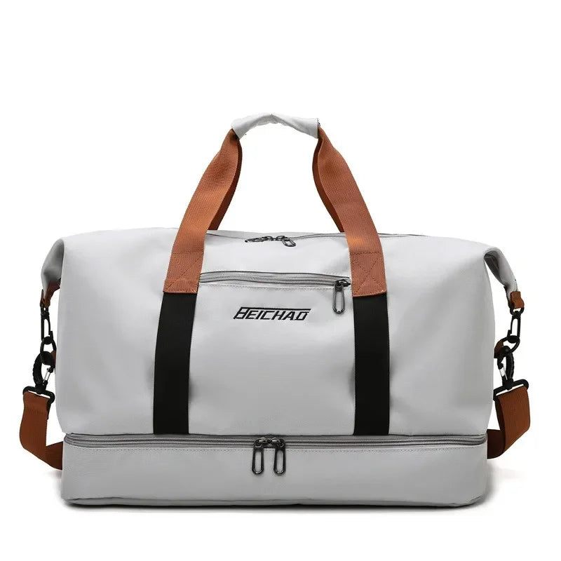 Sports Bag Wet-Dry Compartment & Shoe Pocket