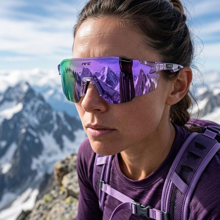 Sports Sunglasses Polarized UV400 Wrap-Around Shield