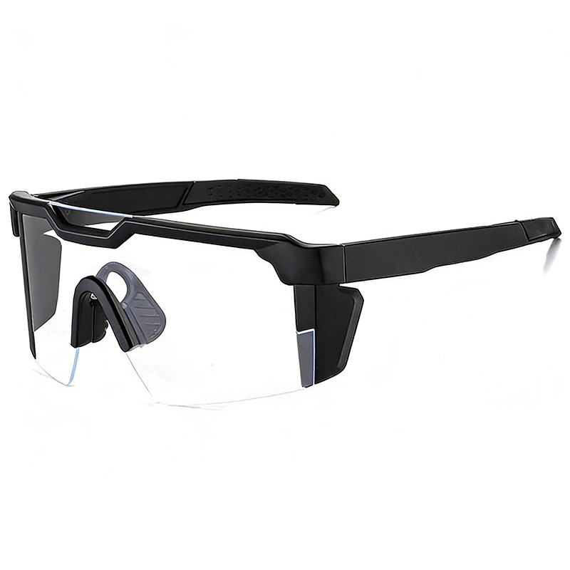 Sports Sunglasses UV400 Mirrored Windproof Side Shields