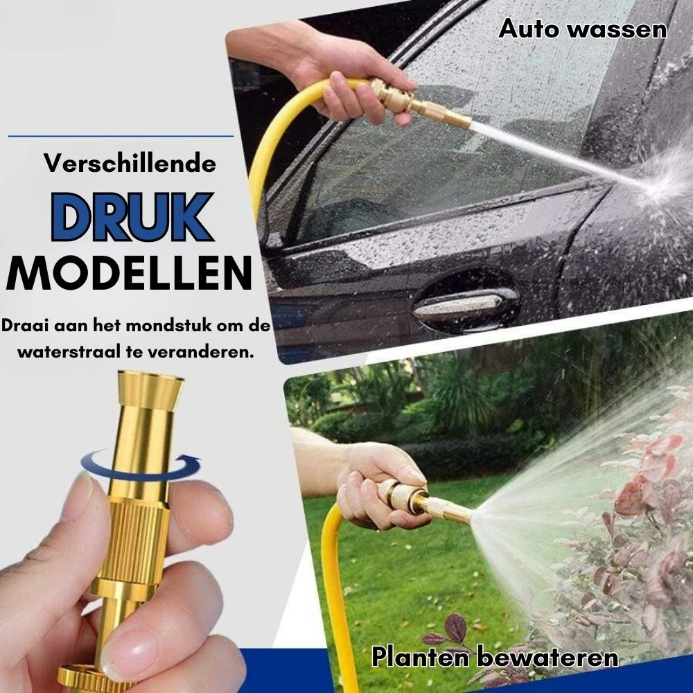 Spray Nozzle Adjustable High-Pressure Brass & Stainless Steel