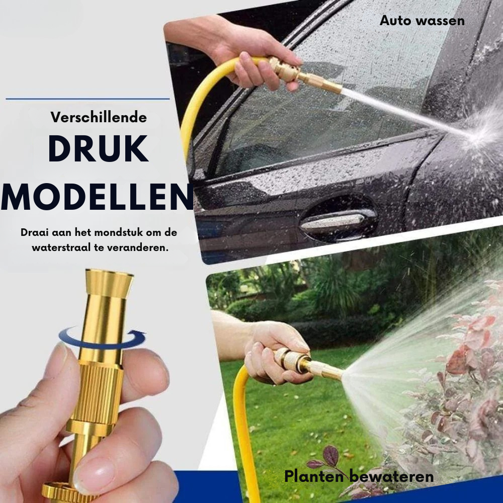 Spray Nozzle Adjustable High-Pressure Brass & Stainless Steel