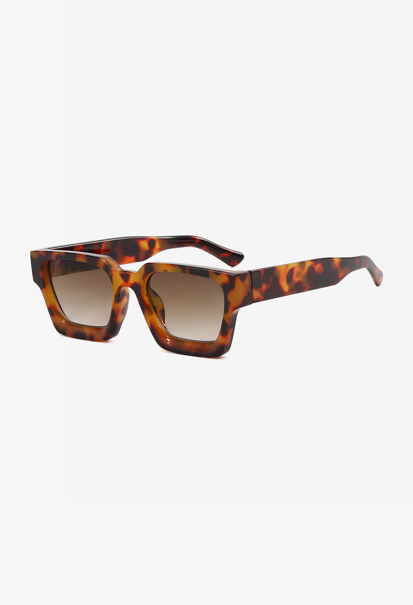 Square Sunglasses UV400 & Anti-Reflective Plastic Frame
