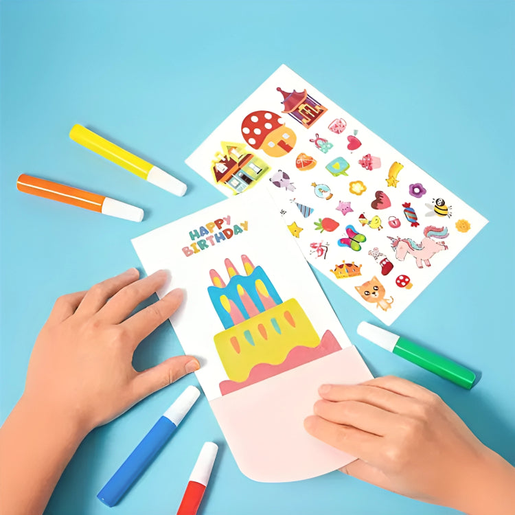 Squeegee Art Kit Dot-And-Drag Scraper Twenty Templates