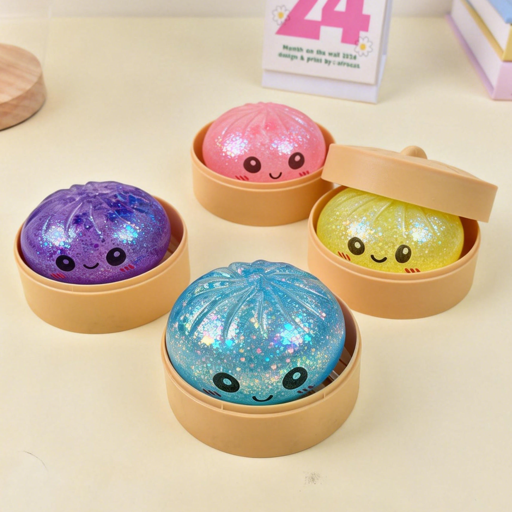Squeeze Toy Slow-Rebound Foam Pocket-Sized Set of 2